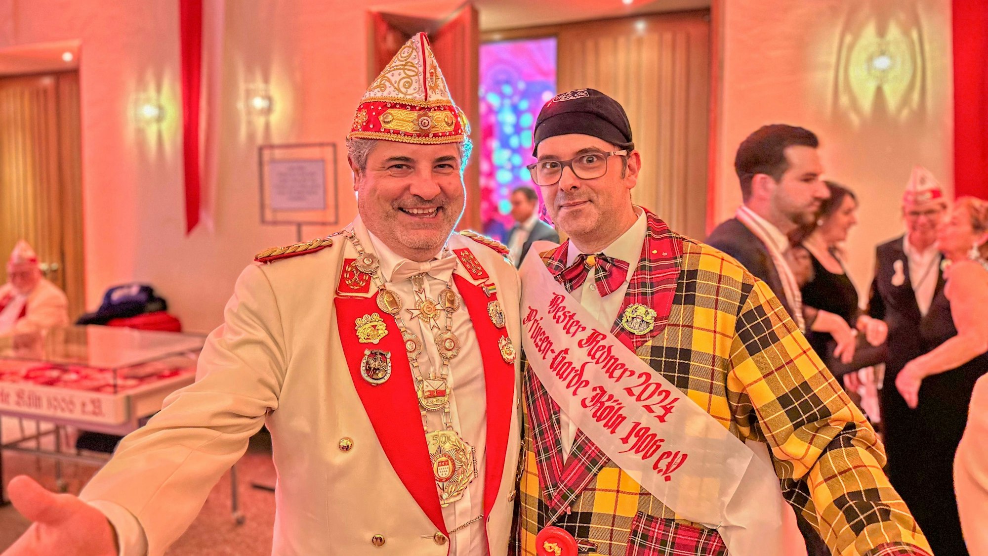 Dino Massi mit Marc Metzger.