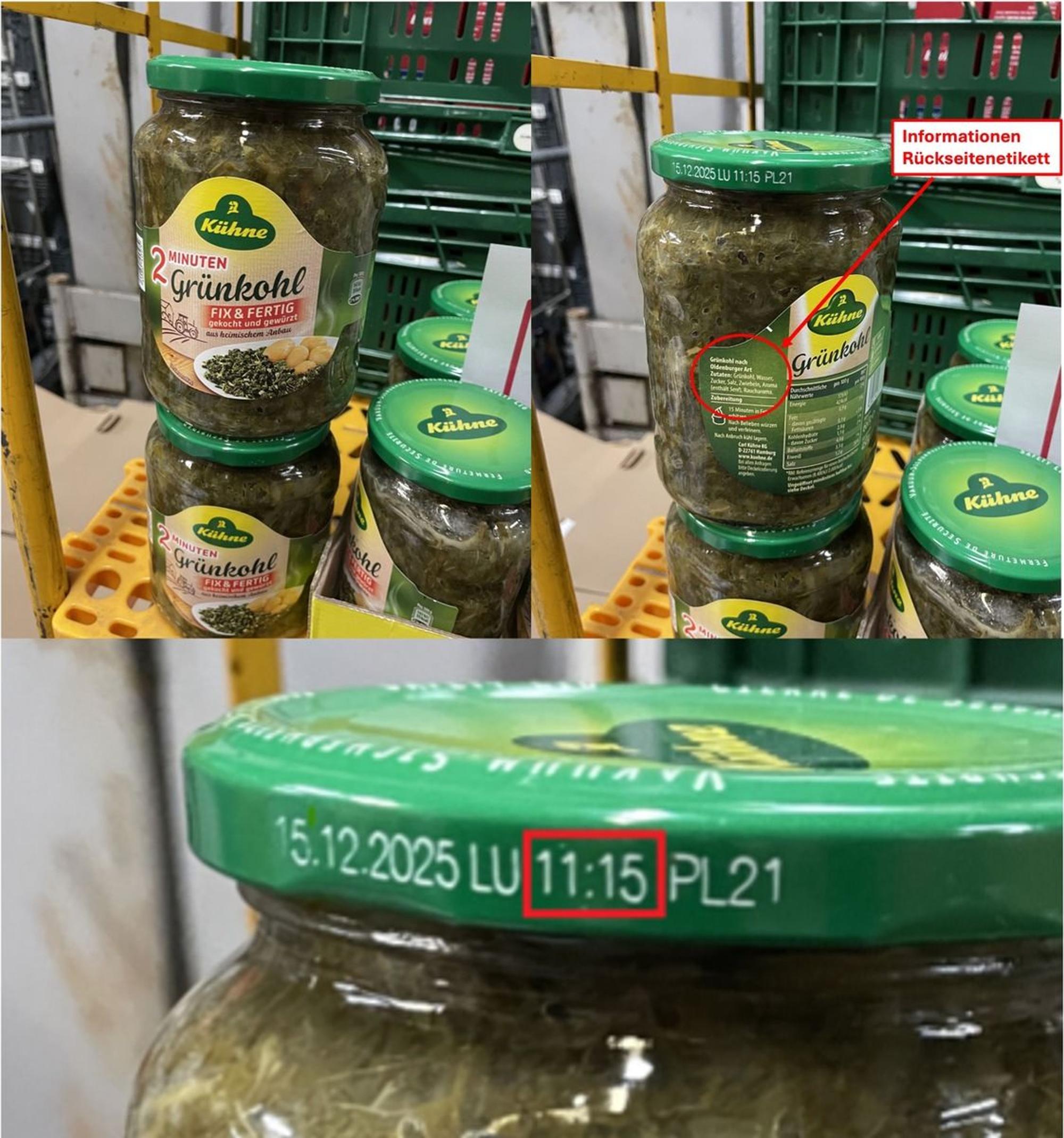 Die Firma Kühne ruft ein beliebtes Produkt im Glas zurück. Denn einige Chargen des Artikels wurden fehlerhaft etikettiert.