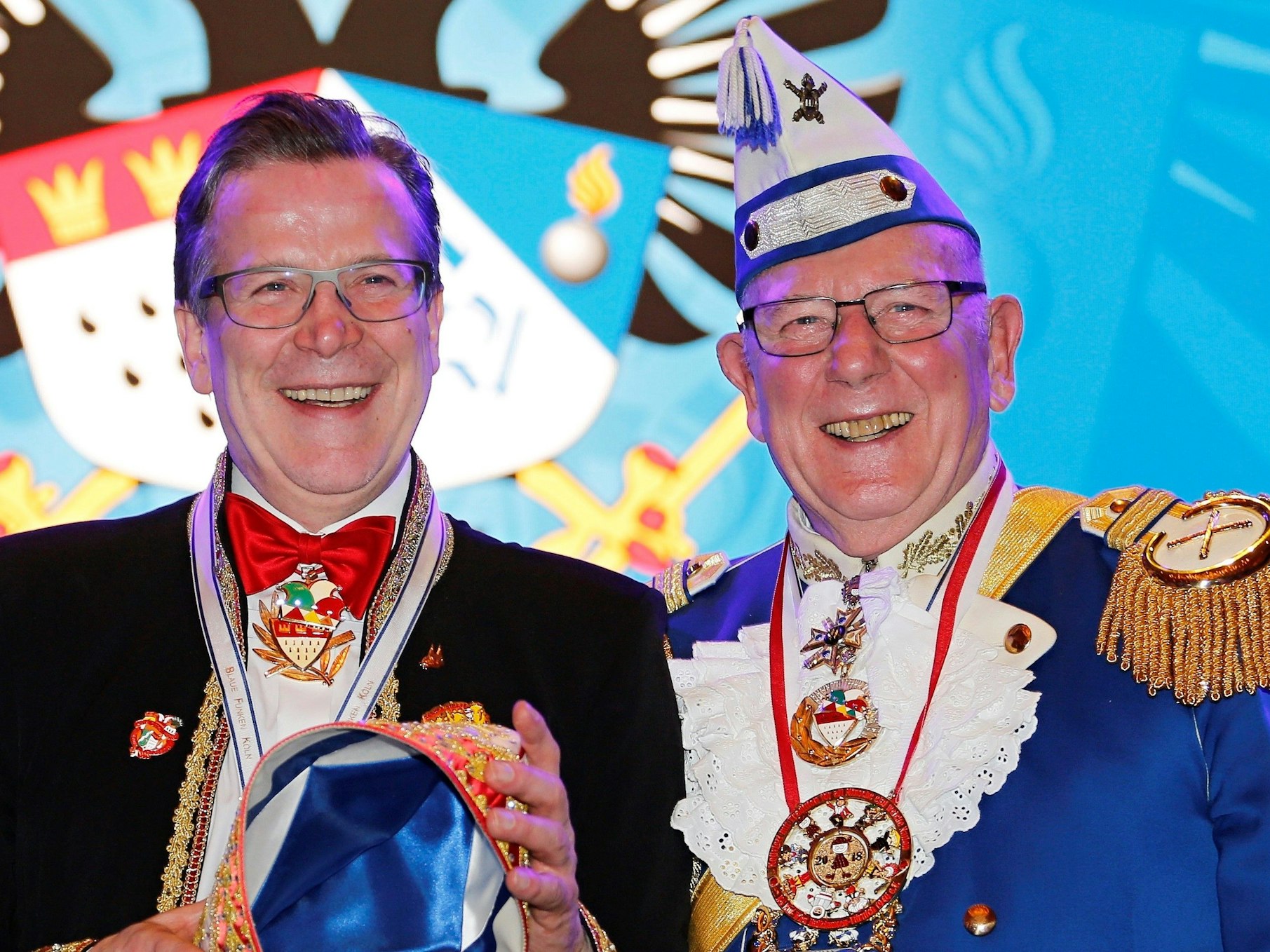 Christoph Kuckelkorn mit Vater Fro.