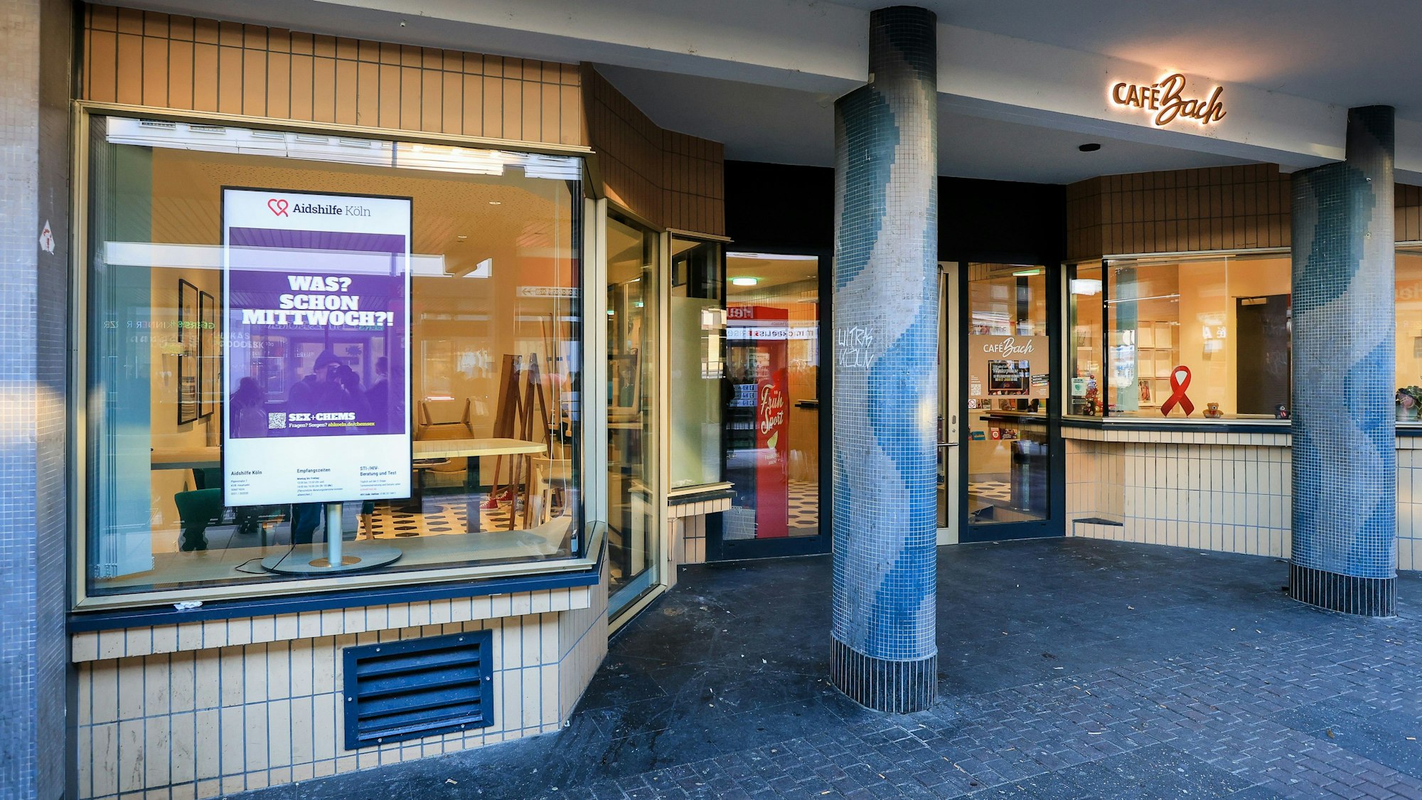 Das Café Bach in der Kölner Innenstadt