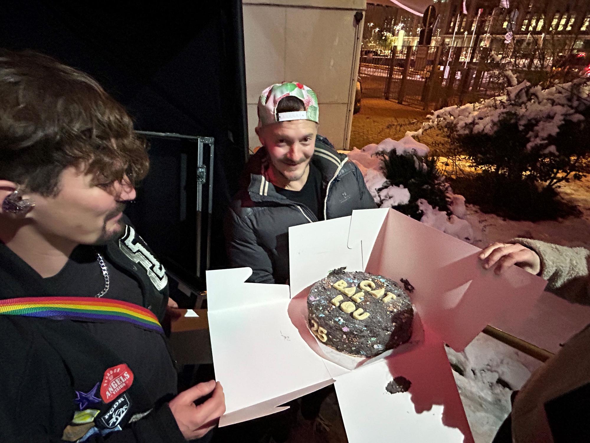 Torte zum Jubiläum für Cat Ballou.