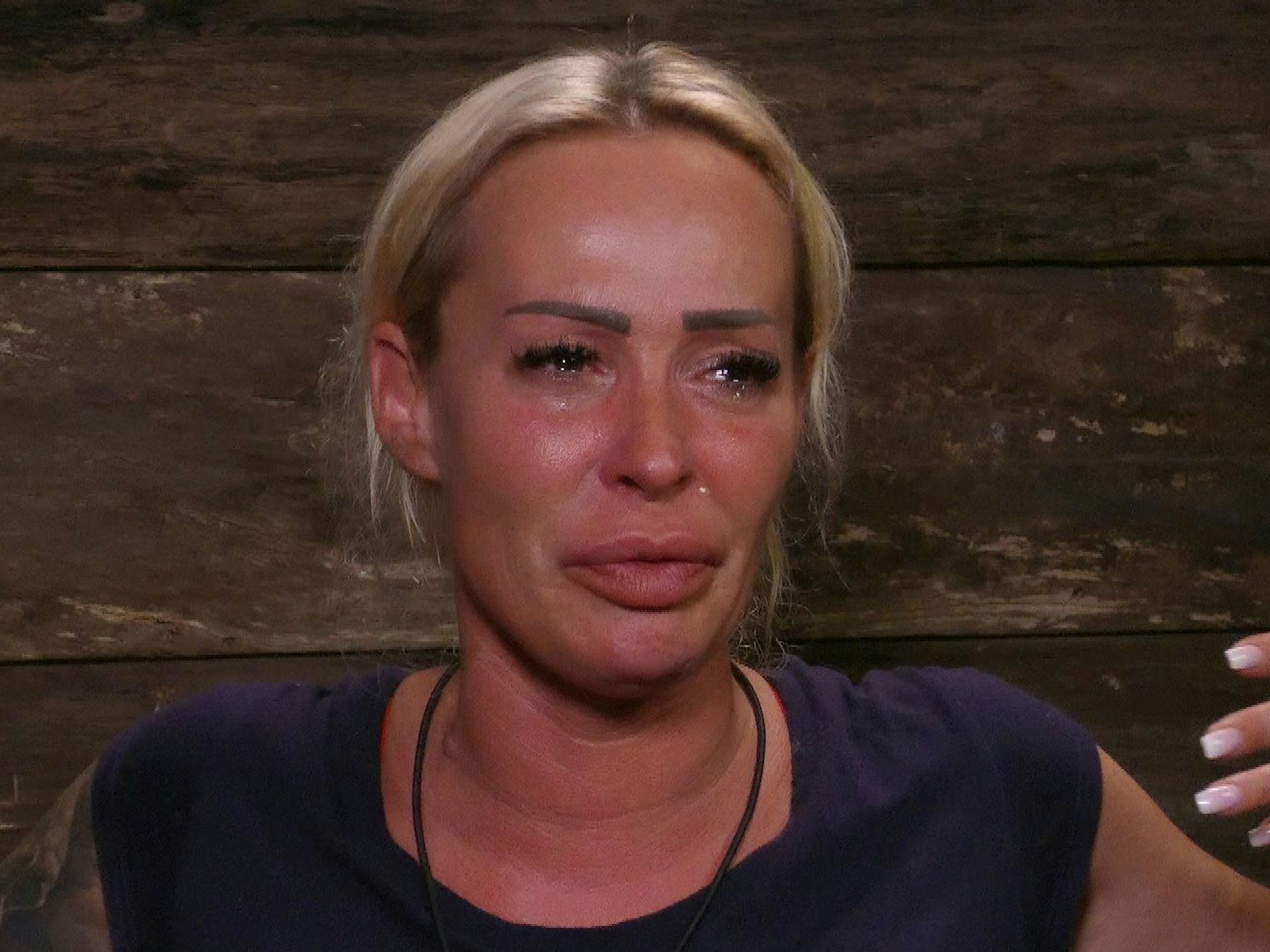 Cora Schumacher im Dschungelcamp 2024.