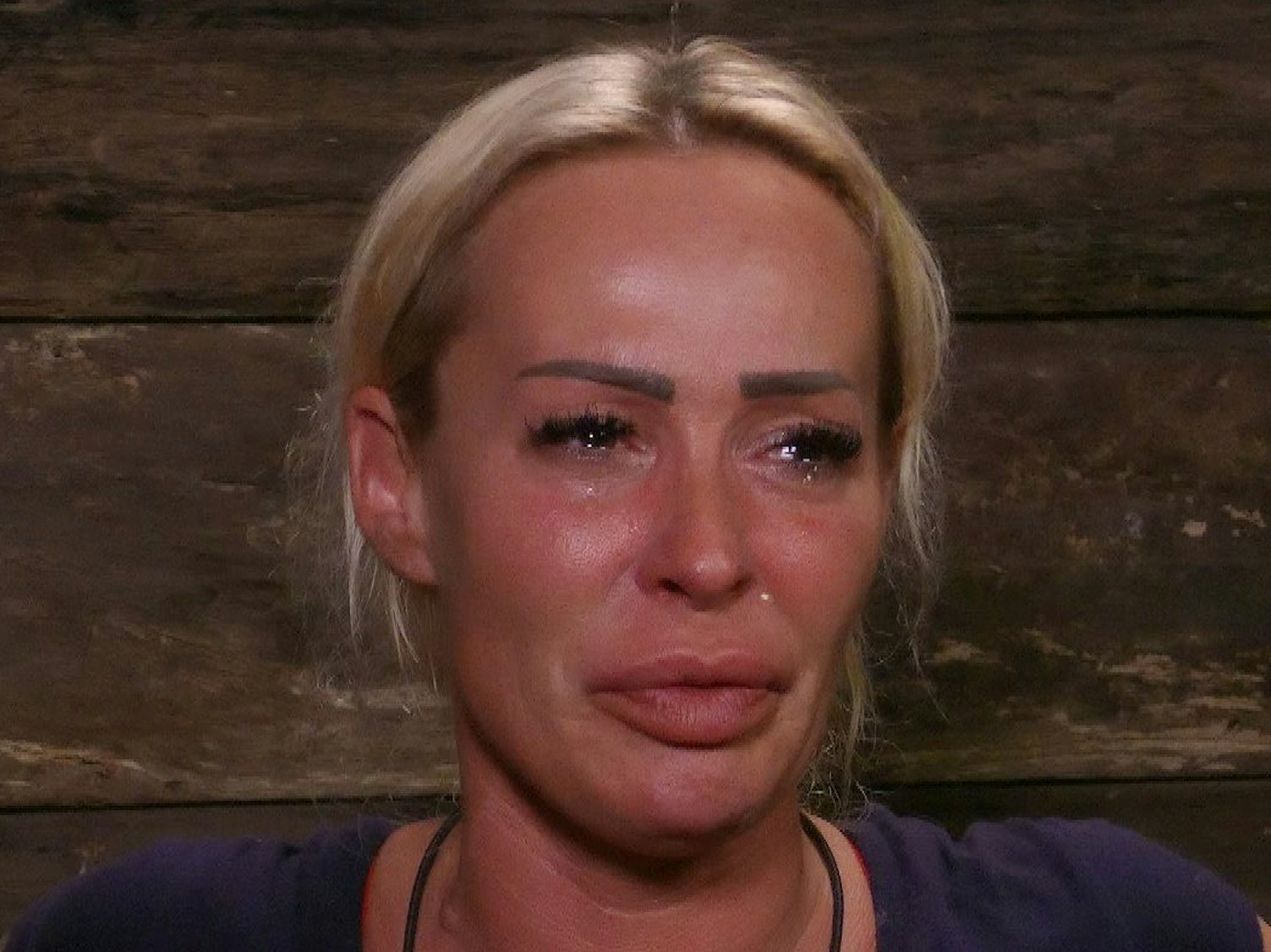 Cora Schumacher im Dschungelcamp 2024.