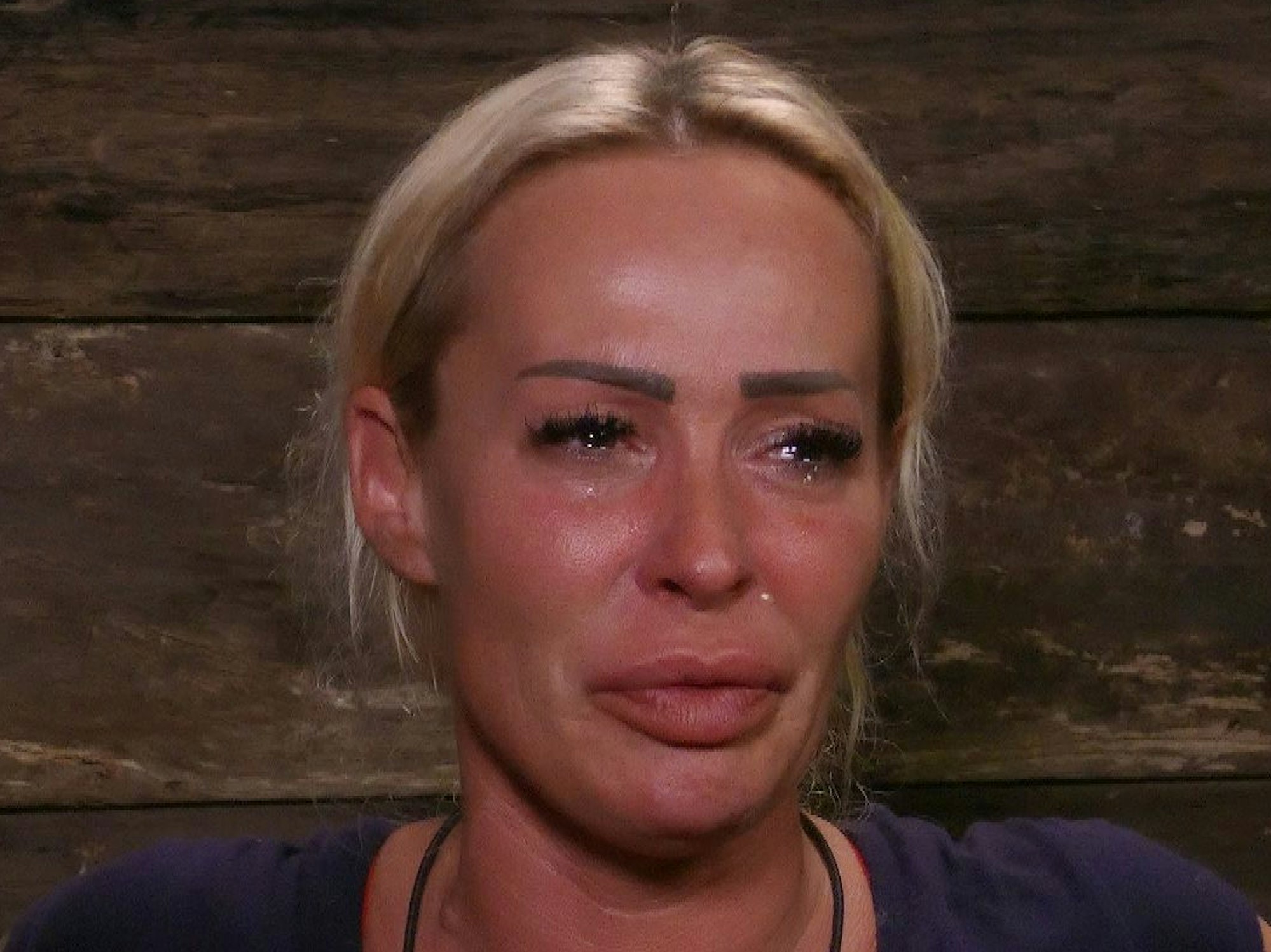 Cora Schumacher im Dschungelcamp 2024.