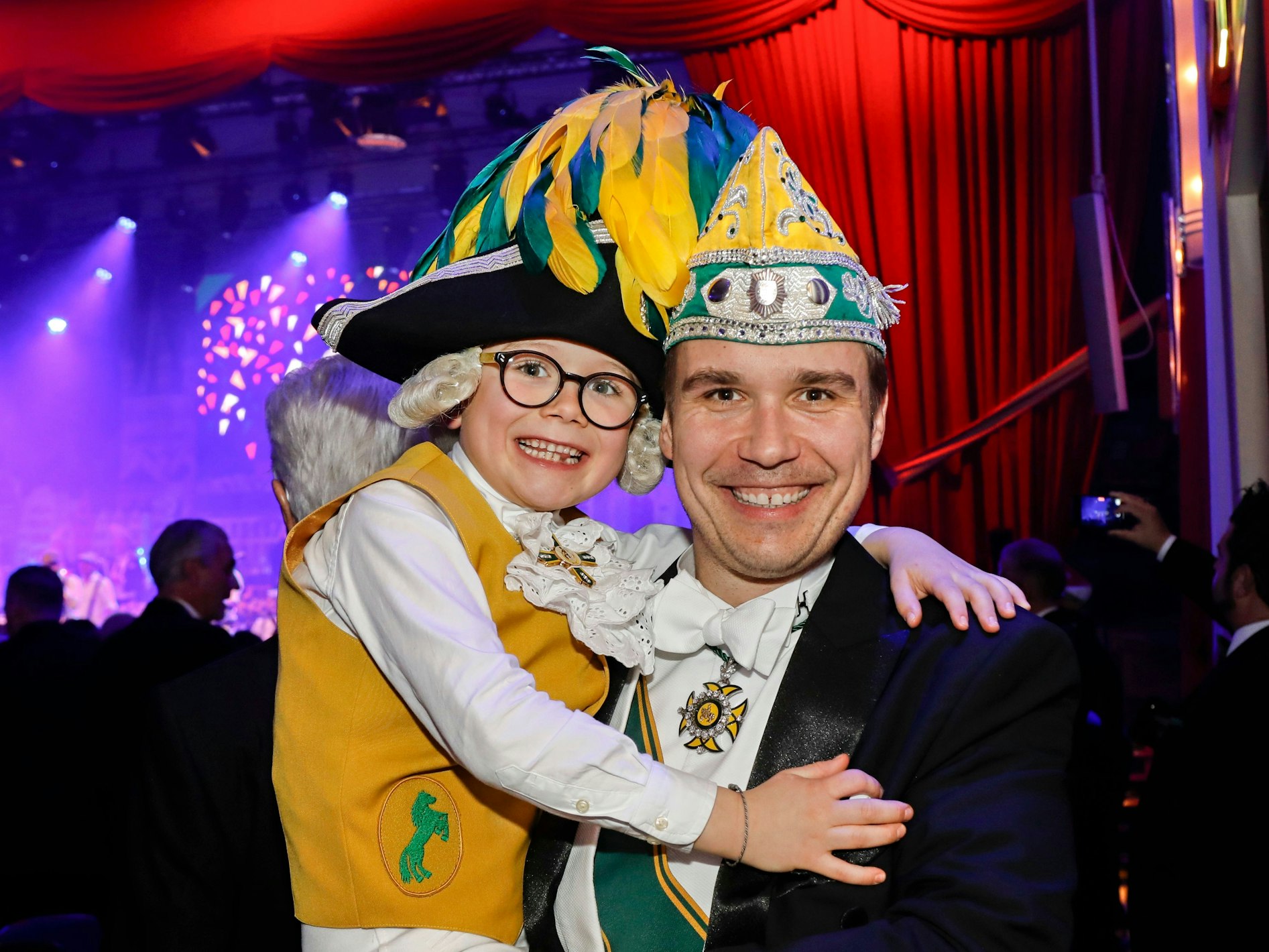 Christian Hardt mit Sohn Laurenz.