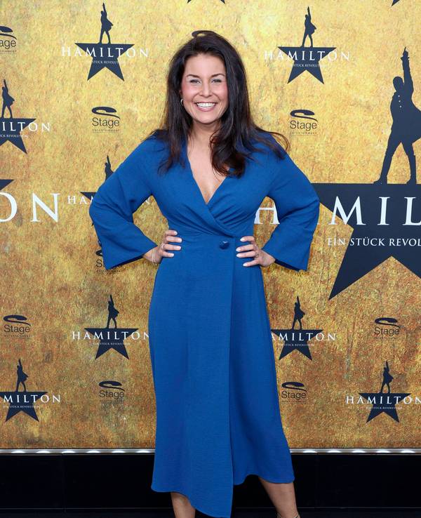 Vanessa Blumhagen bei der Premiere des Musicals Hamilton im Operettenhaus.