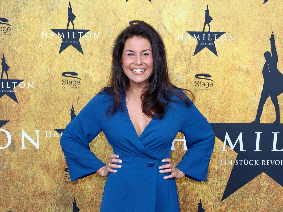 Vanessa Blumhagen bei der Premiere des Musicals Hamilton im Operettenhaus.