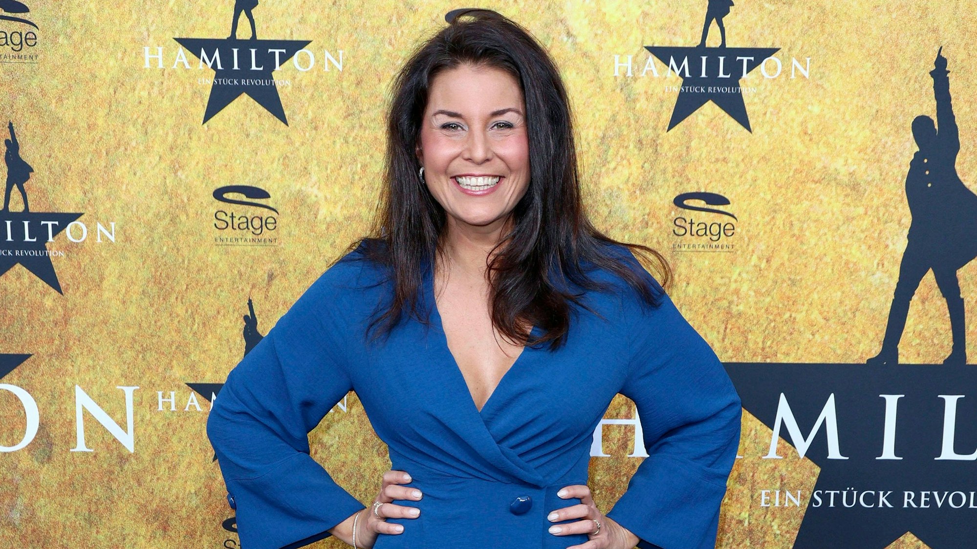 Vanessa Blumhagen bei der Premiere des Musicals Hamilton im Operettenhaus.