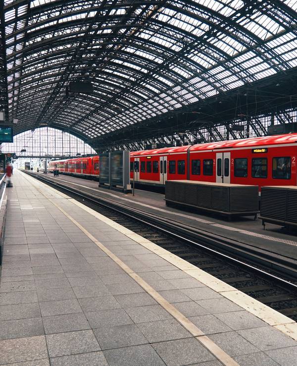 Das Bahnhof von Köln.