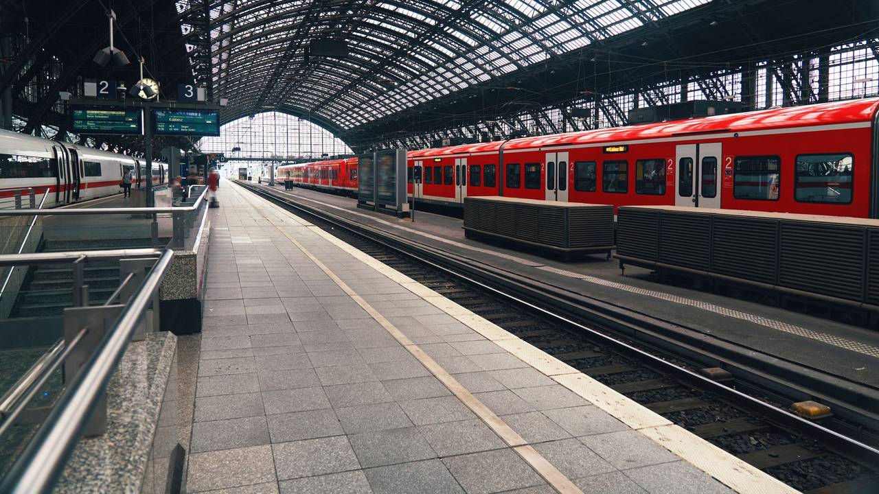 Das Bahnhof von Köln.