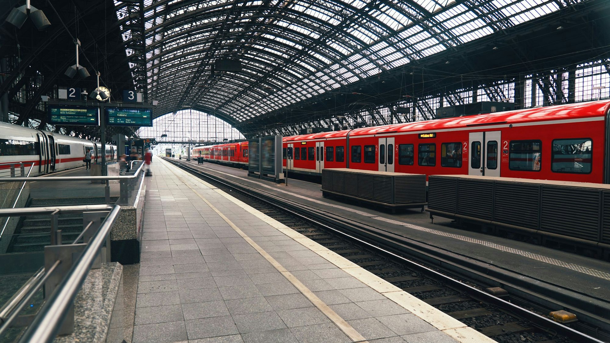 Das Bahnhof von Köln.