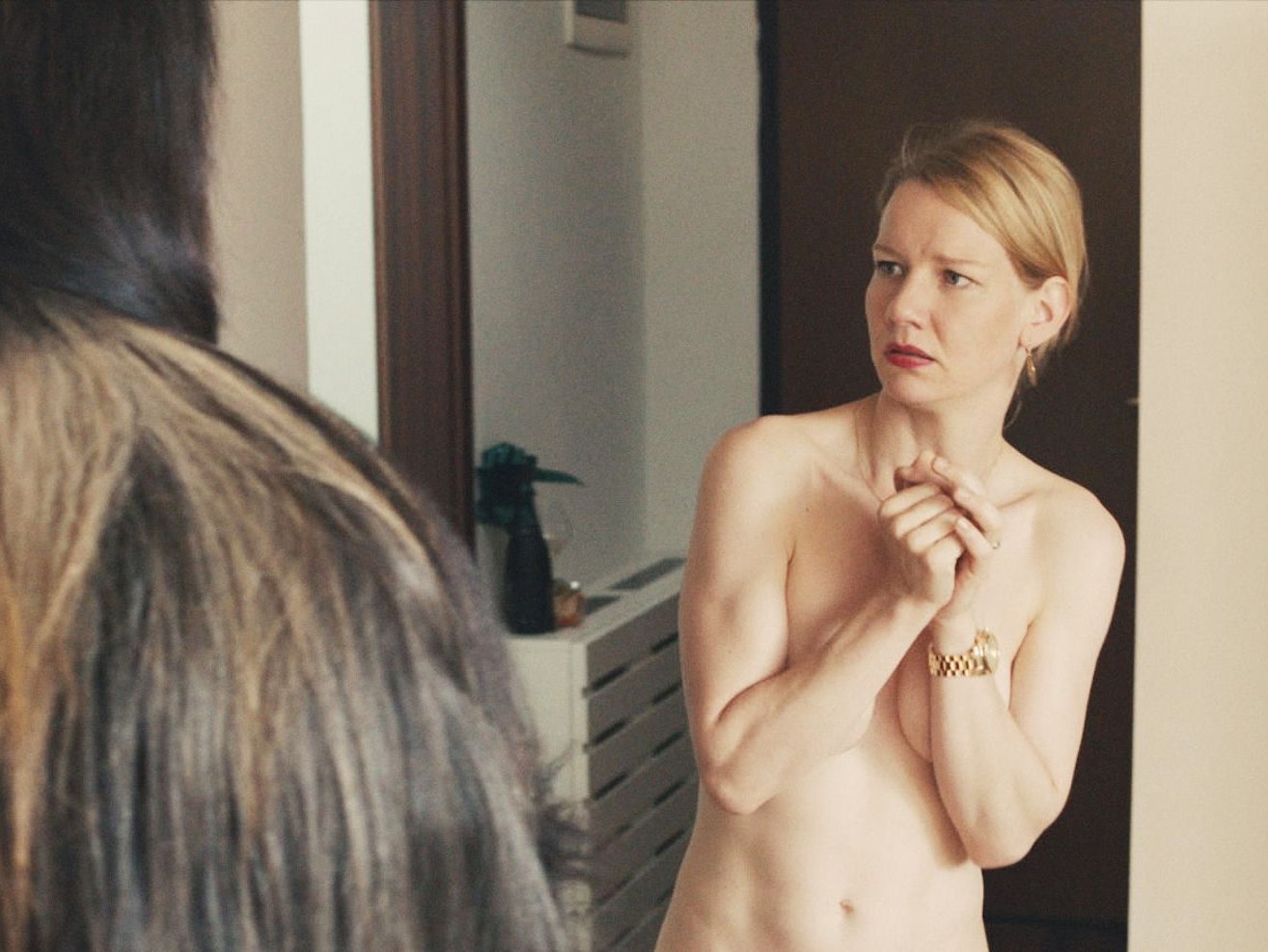 Diese Nacktszene machte sie weltberühmt: Sandra Hüller als Ines im Film „Toni Erdmann“ (undatierte Filmszene).