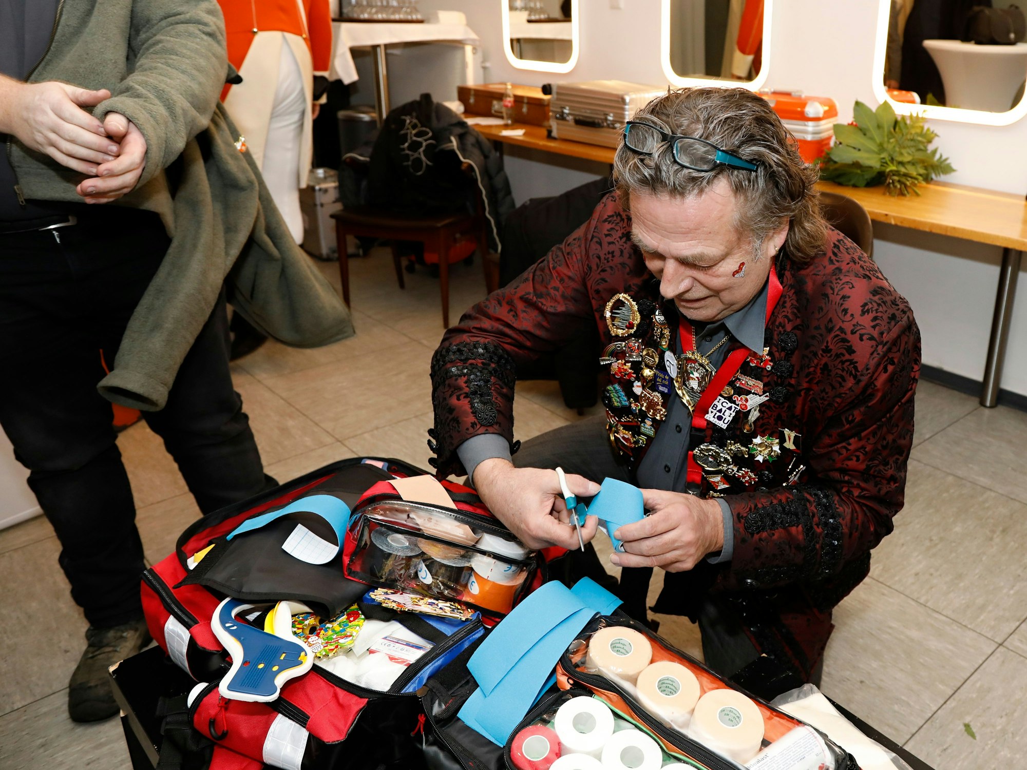 Wilfried Wiltschek im Einsatz im Karneval.