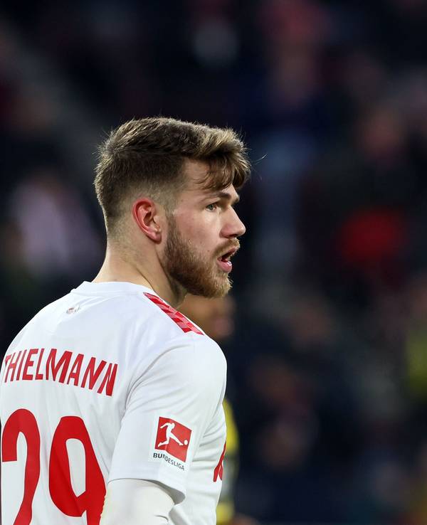 Jan Thielmann bei der Pleite gegen Dortmund.
