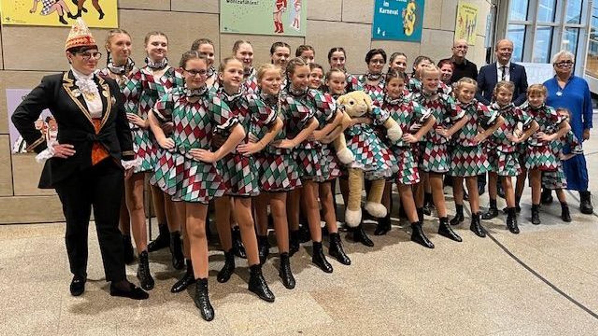 Kinder- und Jugendtanzgruppe Kölsche Harlequins.