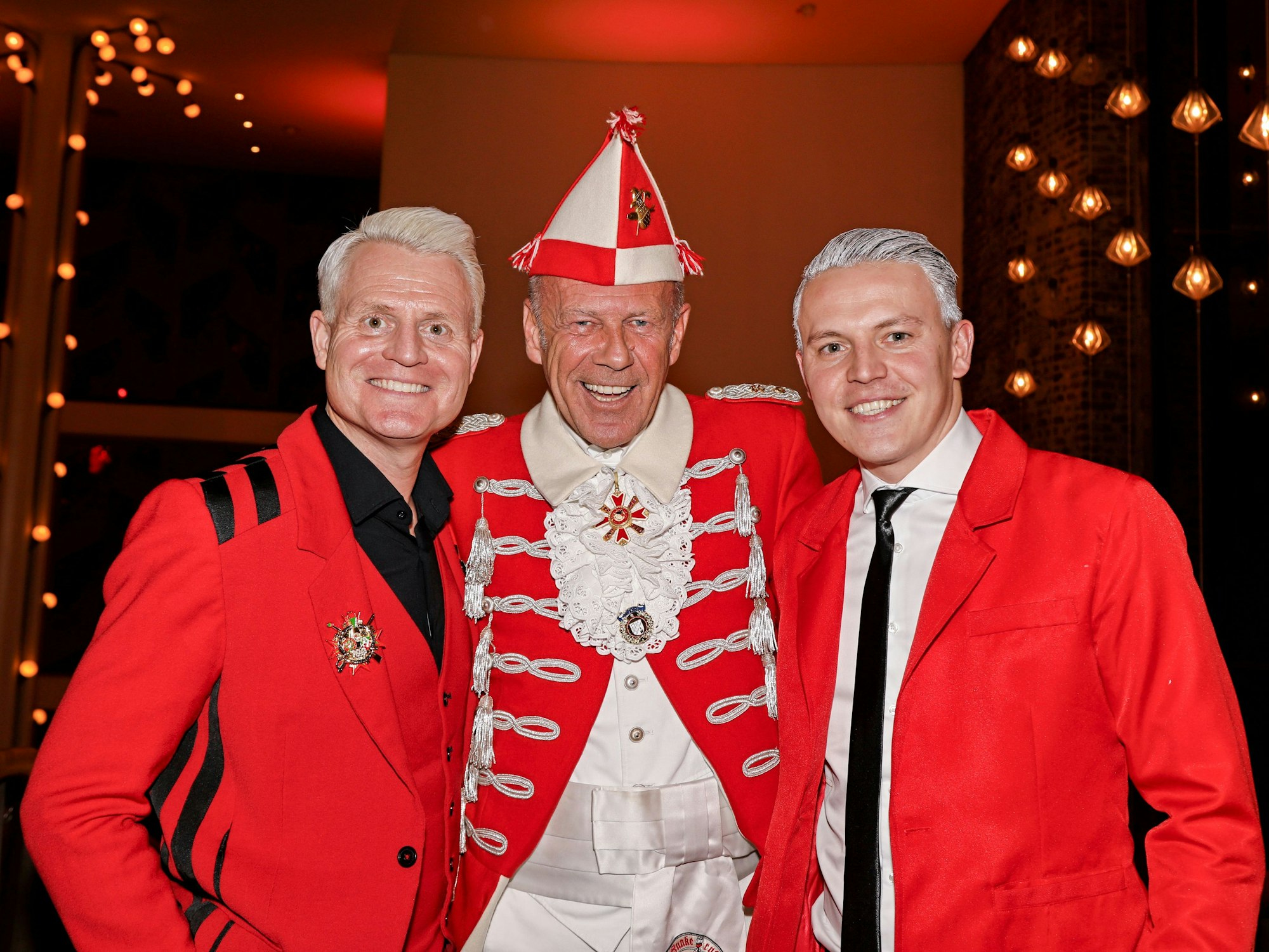 Guido Cantz mit Dieter und Nils Szary.