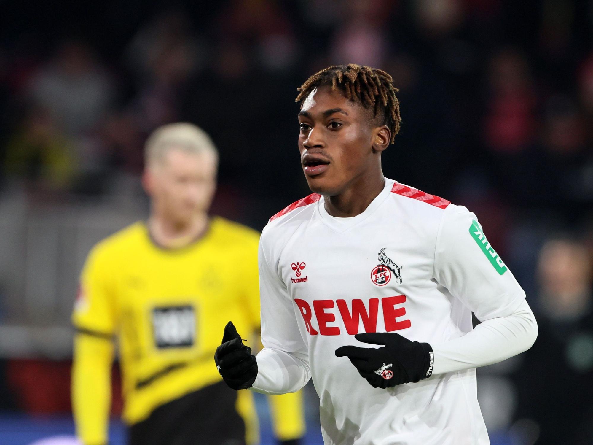 Justin Diehl im Spiel gegen Borussia Dortmund.