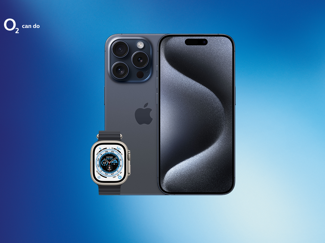 iPhone 15 Pro im Bundle mit der Apple Watch Ultra 2 bei o2