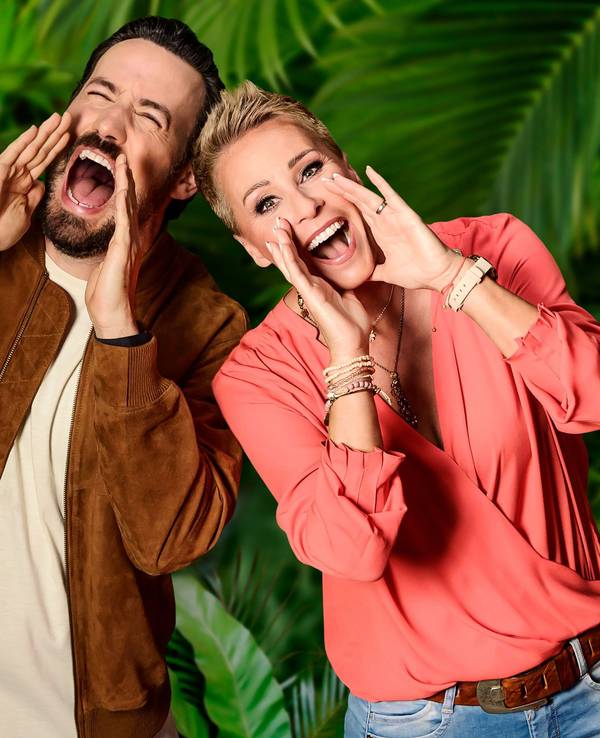 Die Moderatoren Jan Köppen und Sonja Zietlow vom RTL