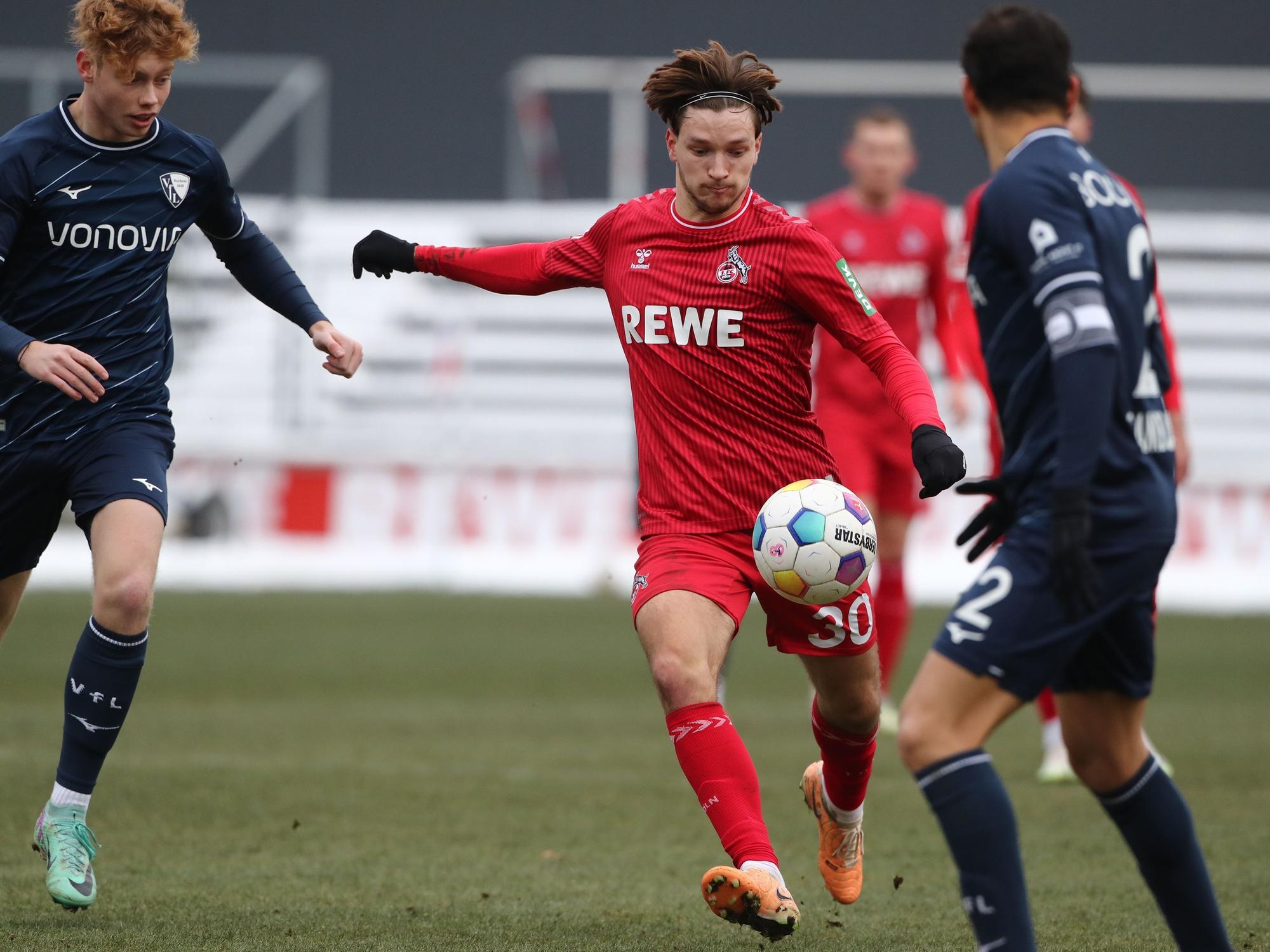 Testspiel, 1. FC Köln vs. VFL Bochum, 21.01.2024, Noah Katterbach (1. FC Köln), Bild: Herbert Bucco