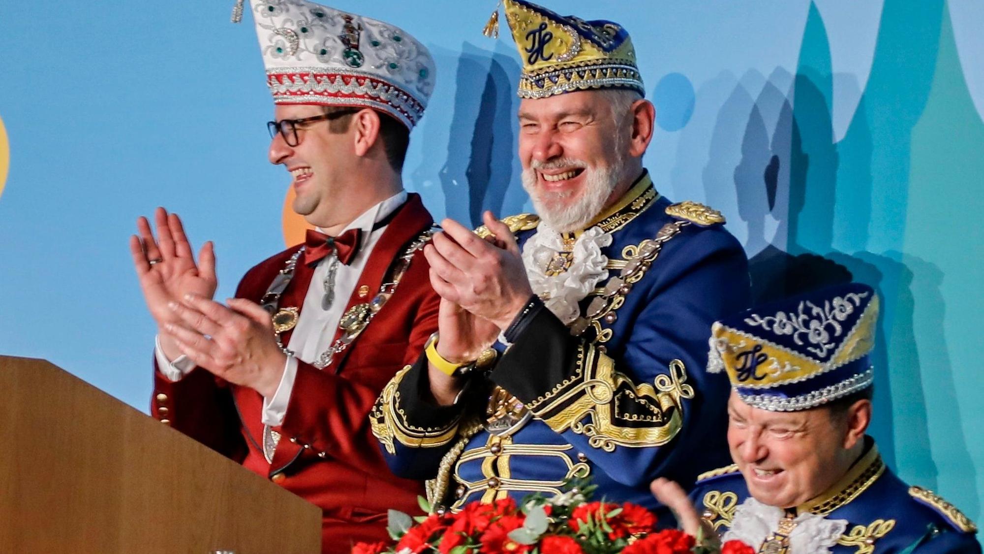 Präsidenten Markus Meyer (l.) und Markus Simonian bei der Sitzung.