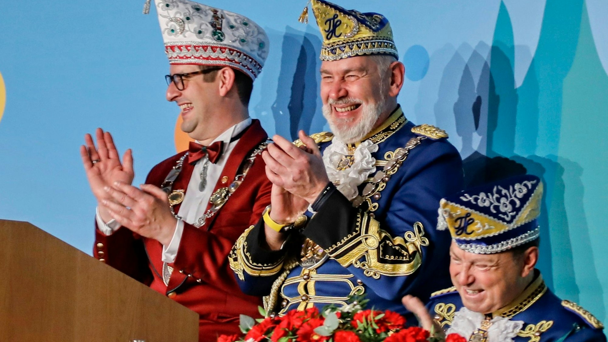 Präsidenten Markus Meyer (l.) und Markus Simonian bei der Sitzung.