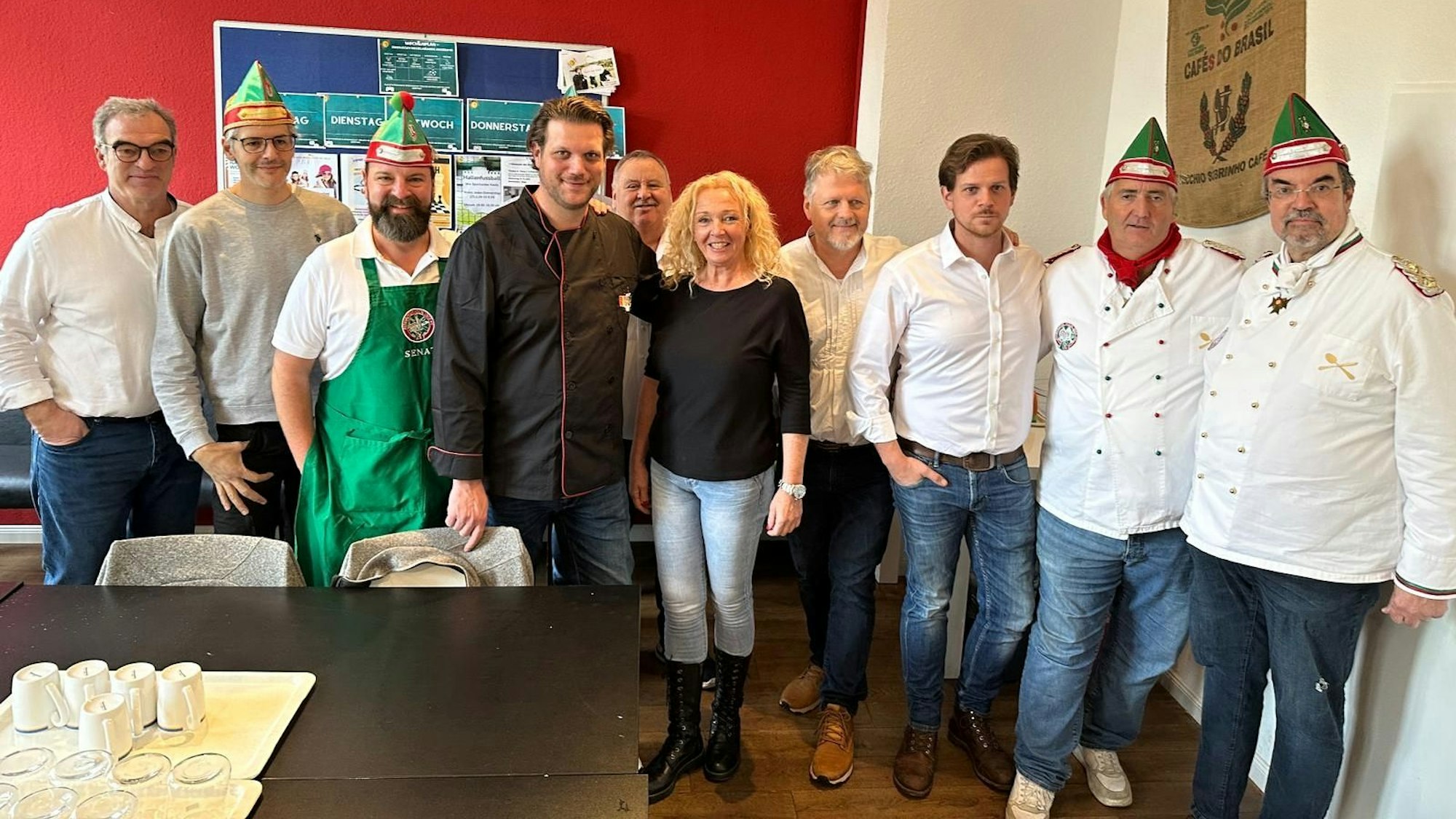 Altstädter und Rabaue kochen Mittagessen.