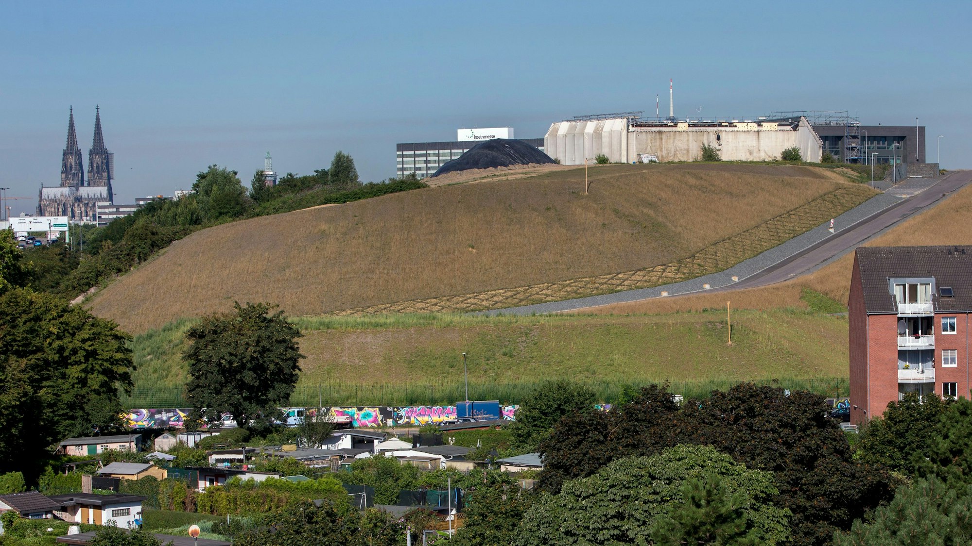 Der Kalkberg, auf dem ein Hubschrauberlandeplatz eingerichtet werden soll.