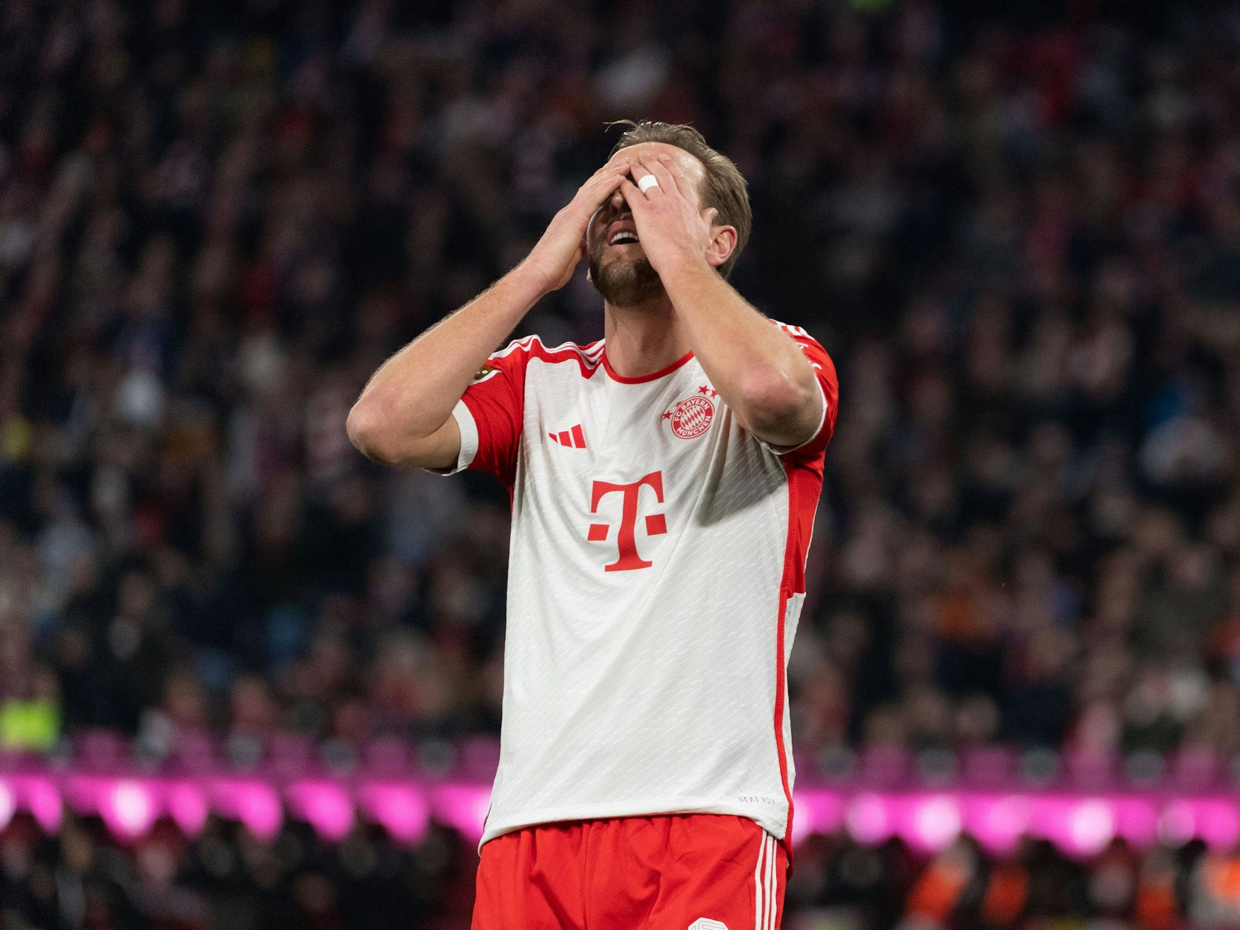 Bayern-Star Harry Kane im Spiel gegen den VfB Stuttgart am 17. Dezember 2023.