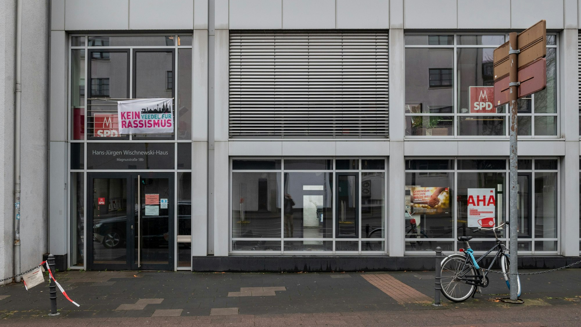 Das Hans-Jürgen-Wischnewski-Haus, Geschäftsstelle der Kölner SPD