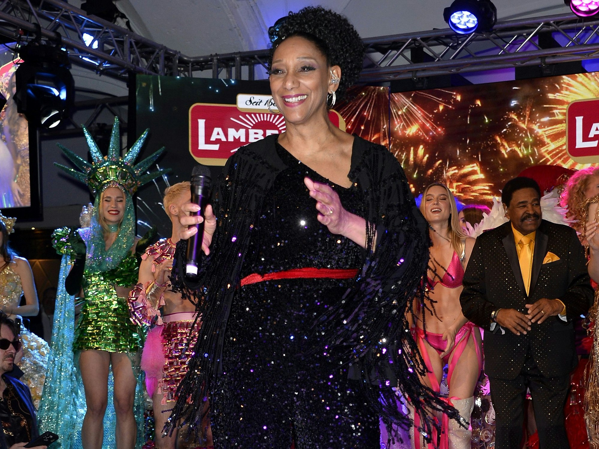 Debbie Sledge im alten Wartesaal am Dom.