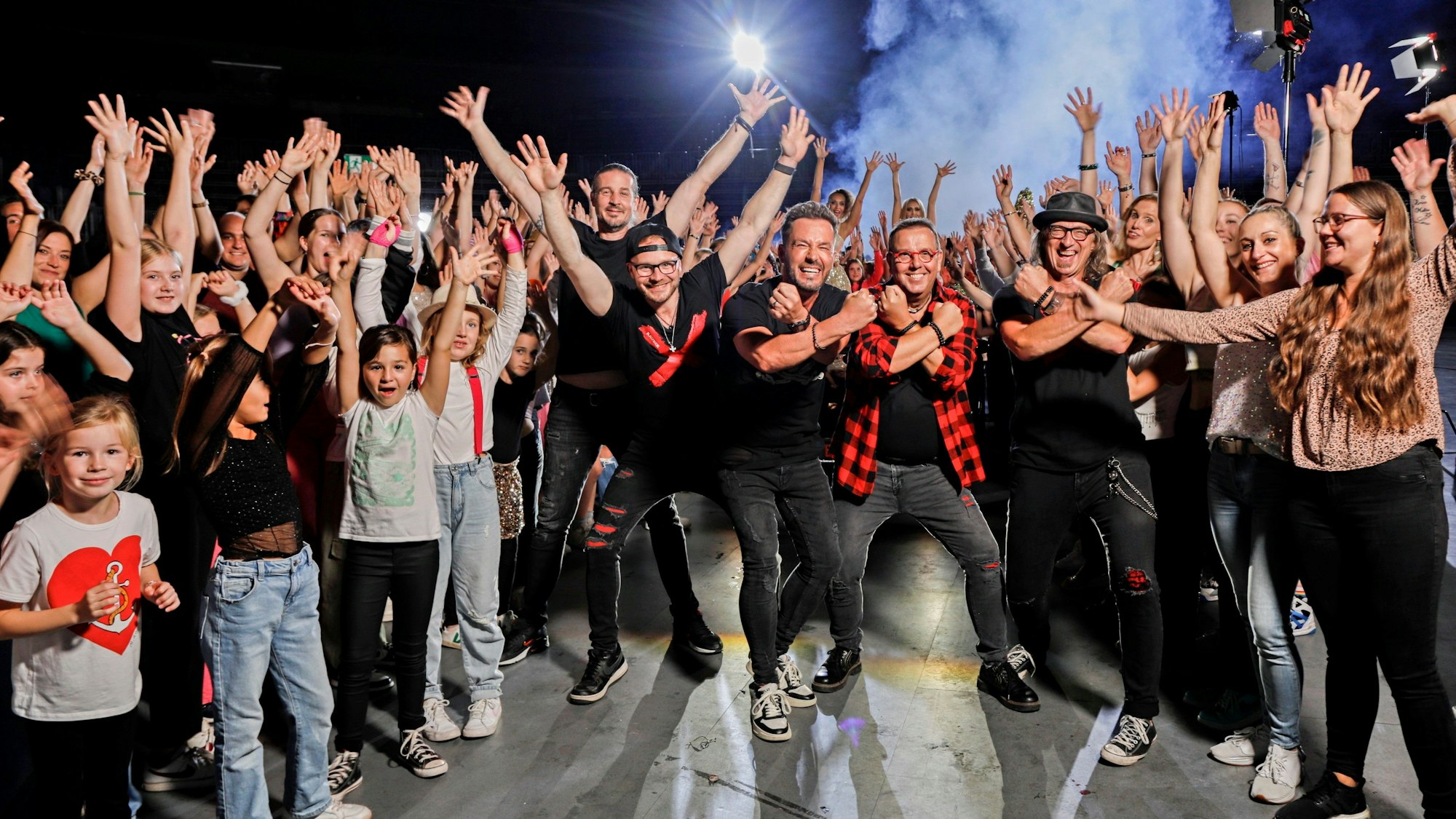 Räuber beim Videodreh.