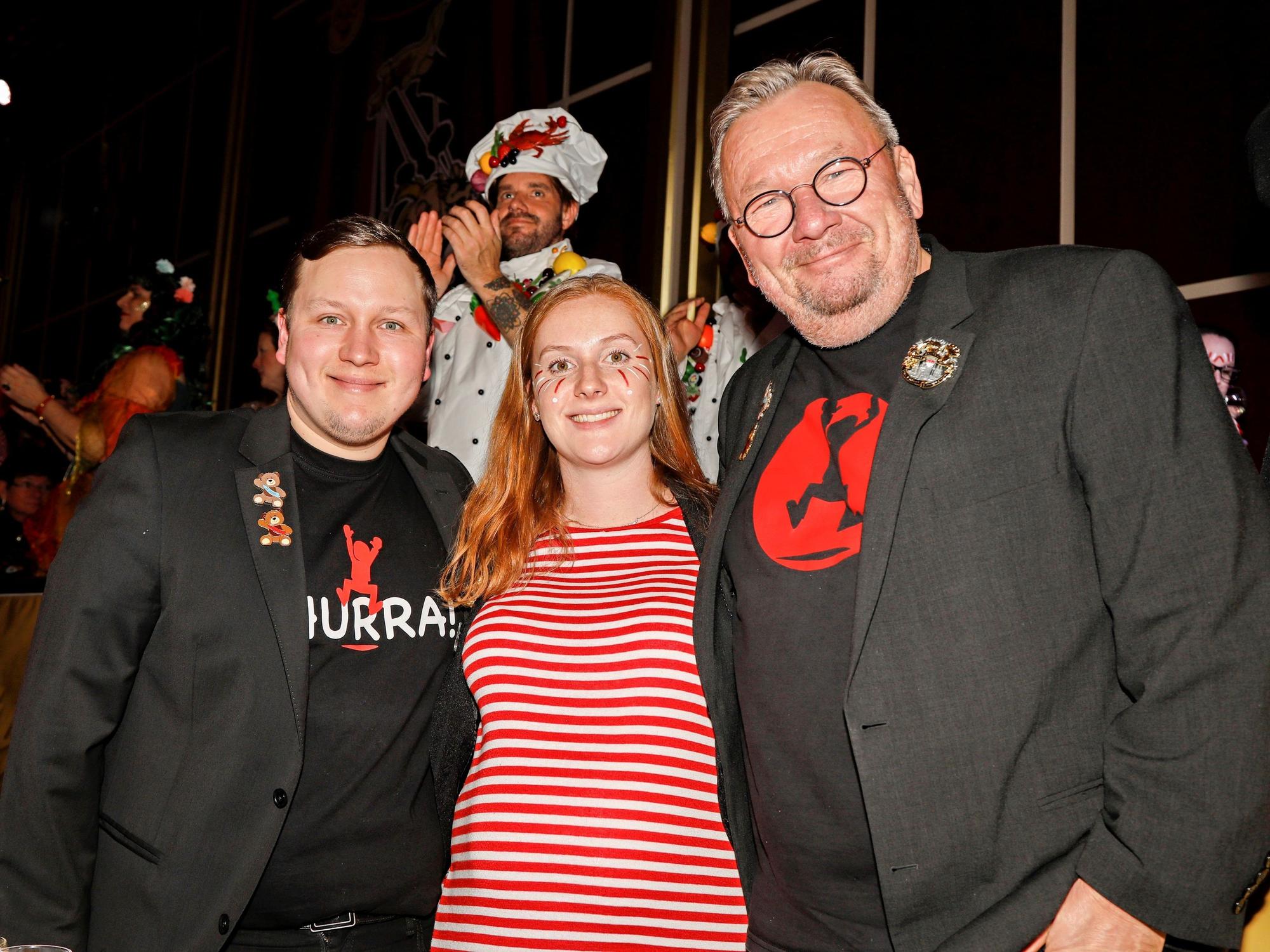 Bernd Stelter mit Sohn Tim und Frau Kristina.