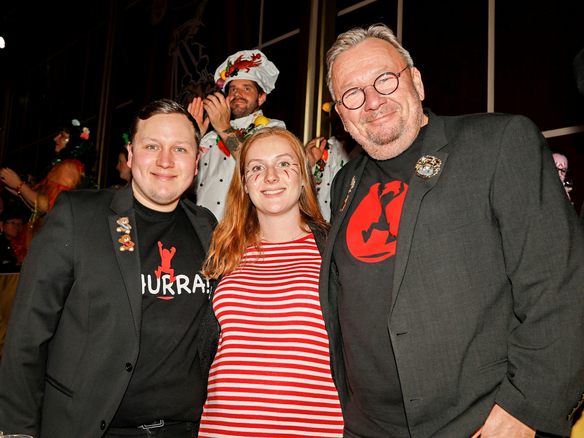 Bernd Stelter mit Sohn Tim und Frau Kristina.