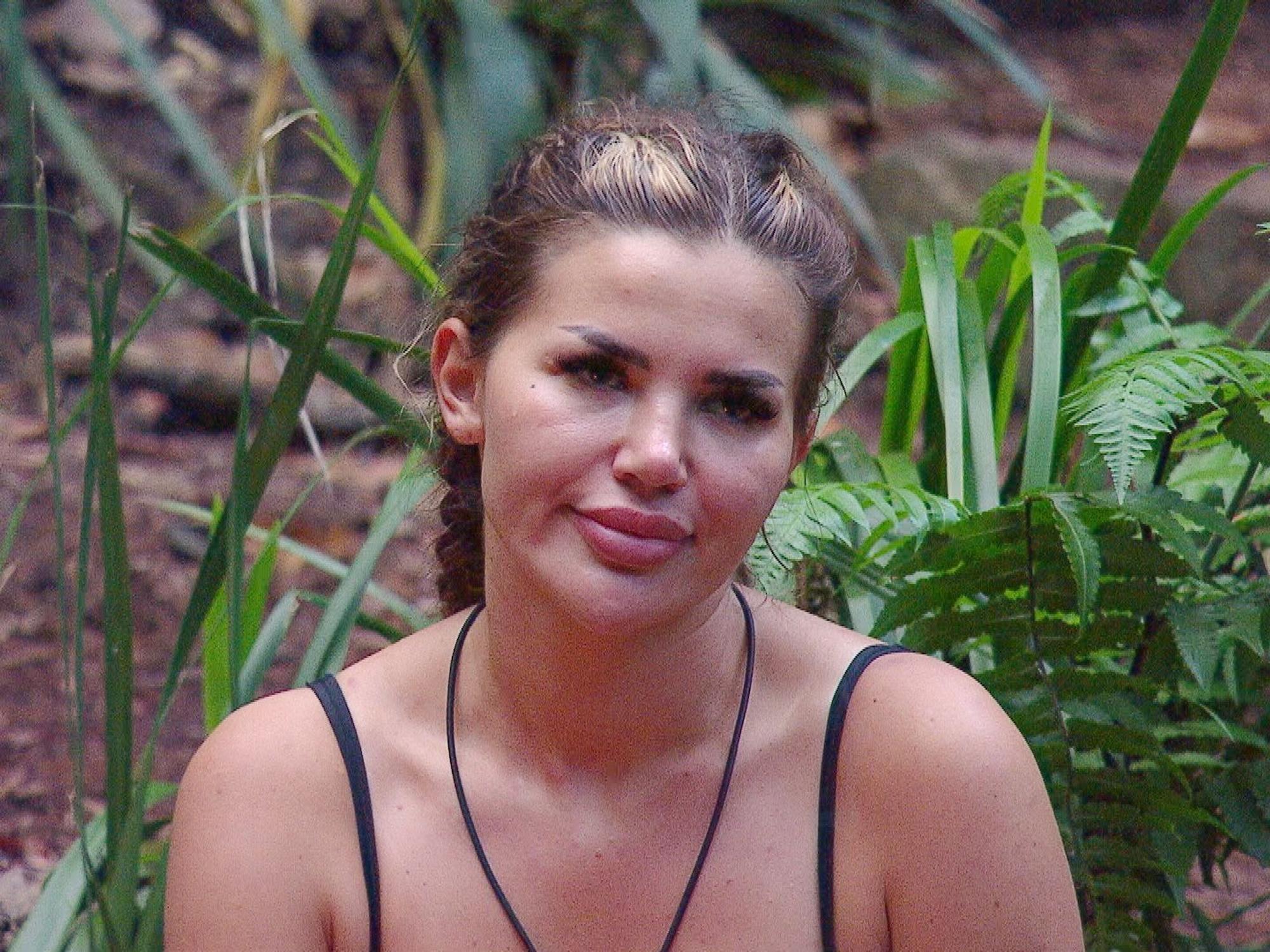 Kim Virginia im Dschungelcamp 2024.