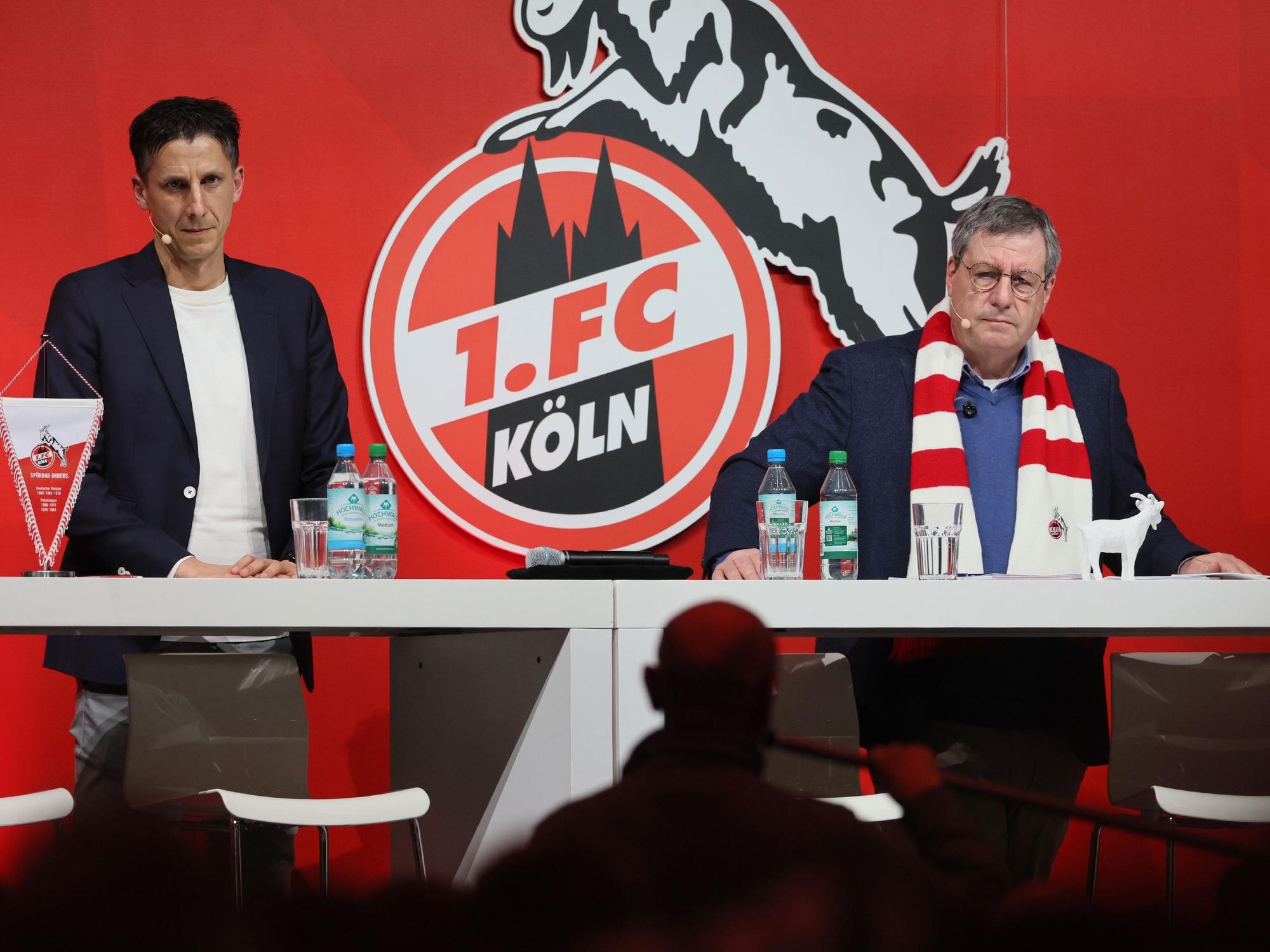Christian Keller und Werner Wolf beim Mitgliederstammtisch.