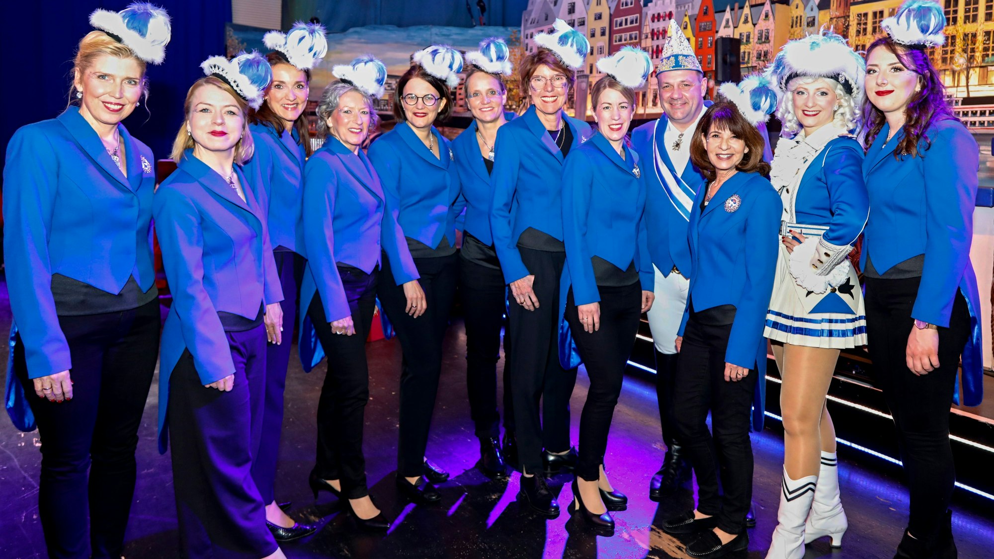 Der Elferrat der Blauen Funken.