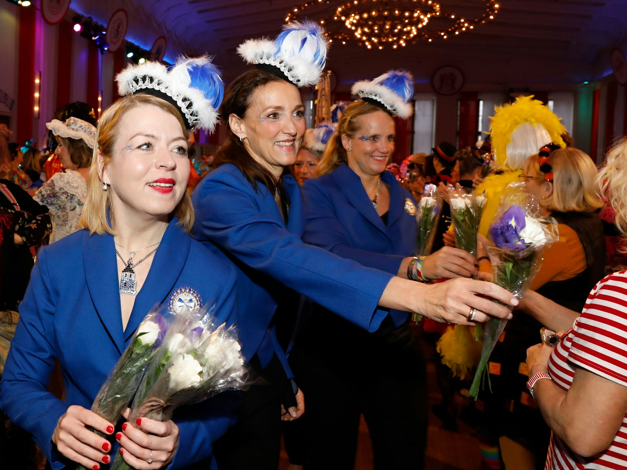 Mareike Marx bei den Blauen Funken.