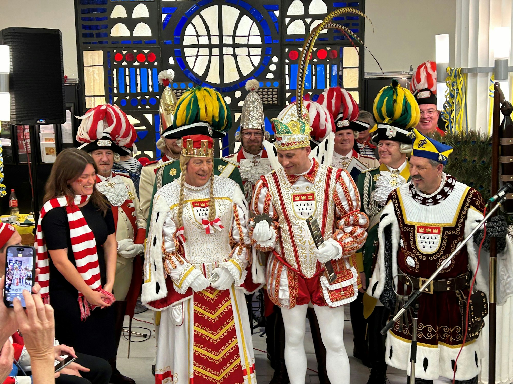 Kölner Dreigestirn im Vringstreff.