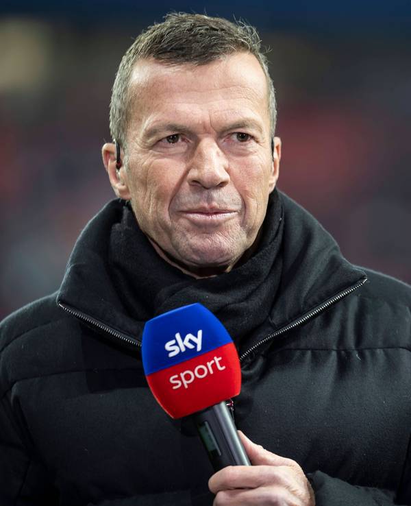 Lothar Matthäus, hier am 27. Januar 2024, war auch am Samstagabend (3. Februar) für Sky im Rhein-Energie-Stadion im Einsatz.