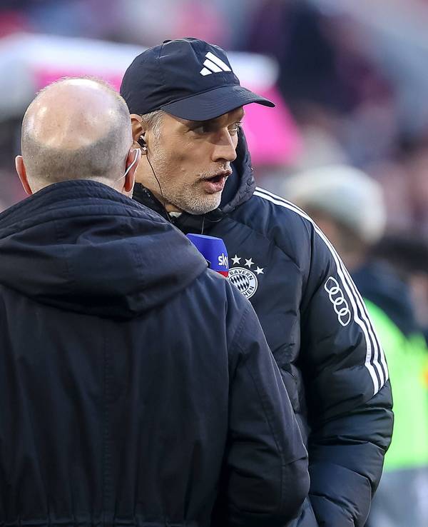 Thomas Tuchel im Interview mit Sky-Reporter Patrick Wasserziehr