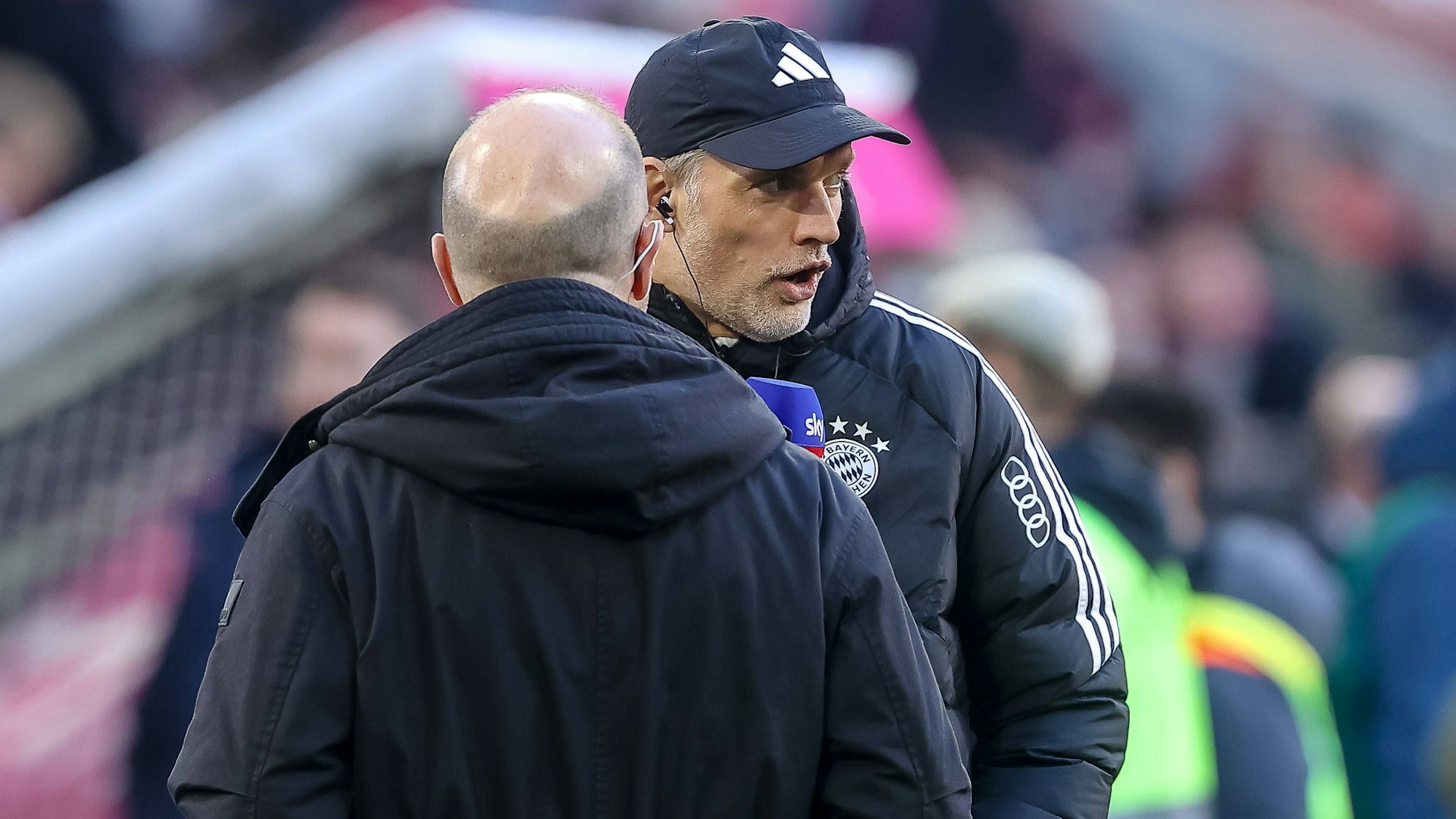 Thomas Tuchel im Interview mit Sky-Reporter Patrick Wasserziehr