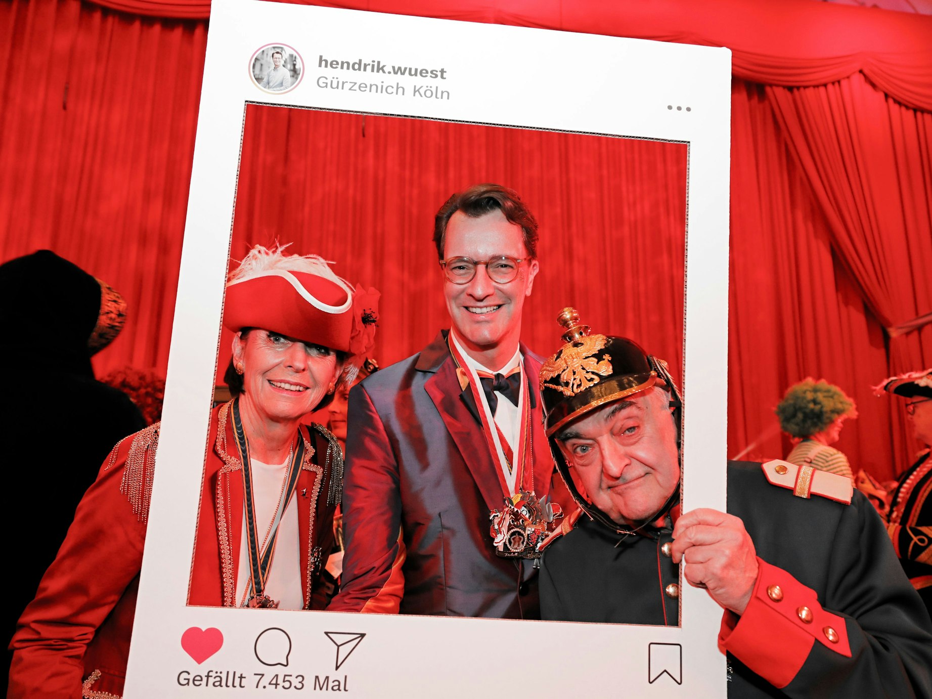 Henriette Reker, Hendrik Wüst und Herbert Reul.