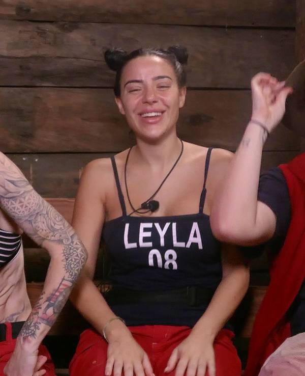 Lucy Diakovska, Leyla Lahouar und Twenty4Tim stehen im Finale vom Dschungelcamp 2024.