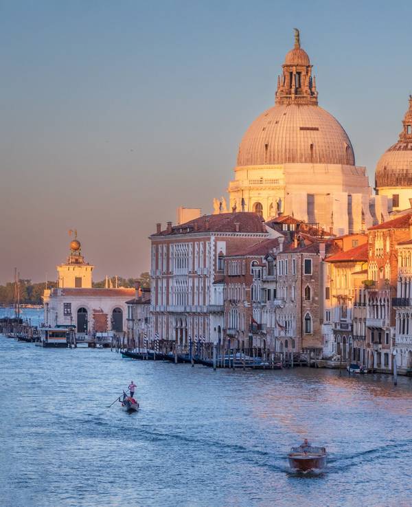 Die Basilica di Santa Maria della Salute in Venedig.