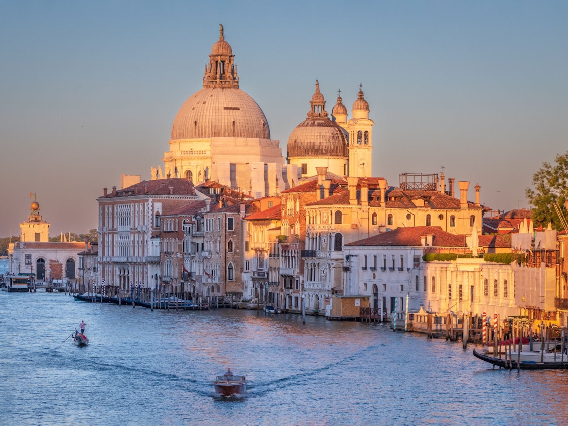 Die Basilica di Santa Maria della Salute in Venedig.