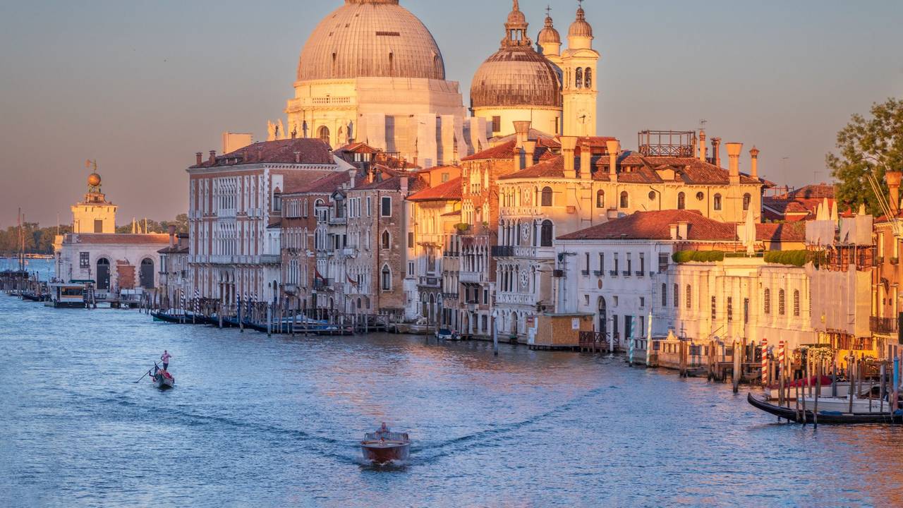 Die Basilica di Santa Maria della Salute in Venedig.