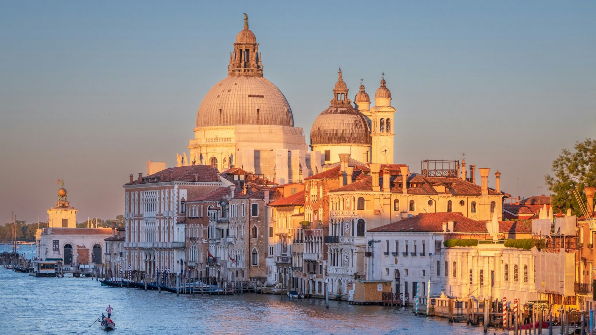 Die Basilica di Santa Maria della Salute in Venedig.