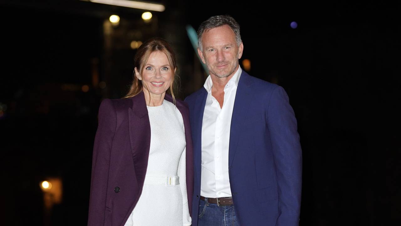 Geri Halliwell-Horner und Ehemann Christian Horner kommen zur Vorstellung des Buches "Rosie Frost and the Falcon Queen", das Geri Halliwell-Horner geschrieben hat.