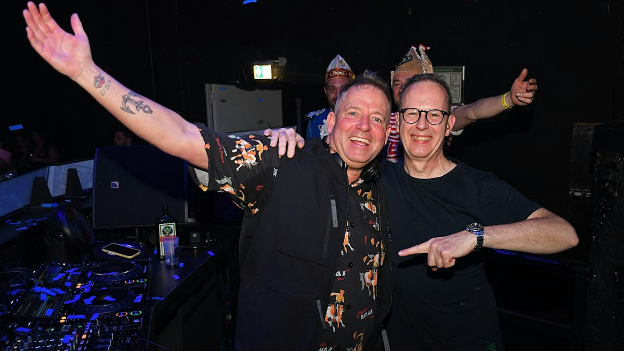 DJ René Pera mit Tom Novy.